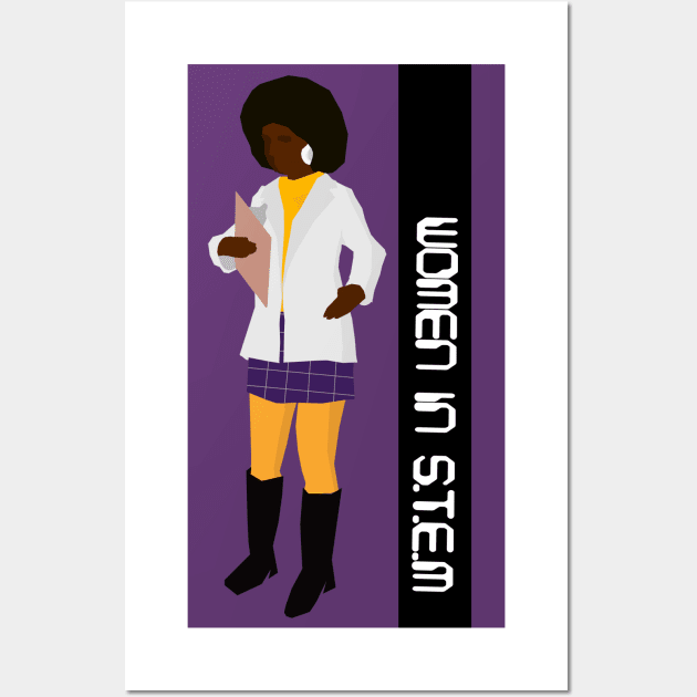 Women In Stem: Space ship earth Wall Art by Radical Rad